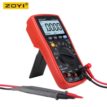 

ZOYI ZT219 True-RMS 19999 Counts Auto Range Digital Multimeter AC/DC Voltage Current Voltmeter Capacitance Ohm Diode Meter