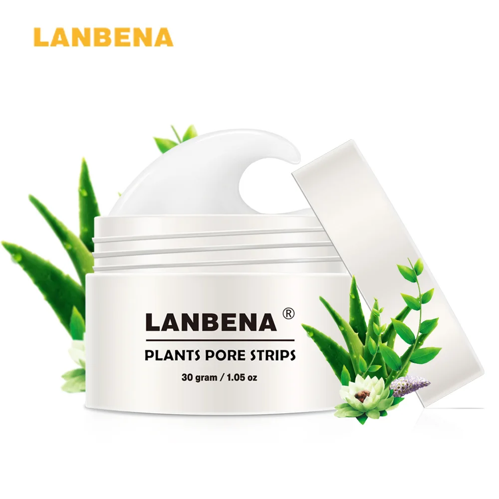 

LANBENA Unisex Blackhead Remover Nose Face Mask Pore Strip Black Mask Peeling Acne Treatment Skin Care Deep Cleansing 30g