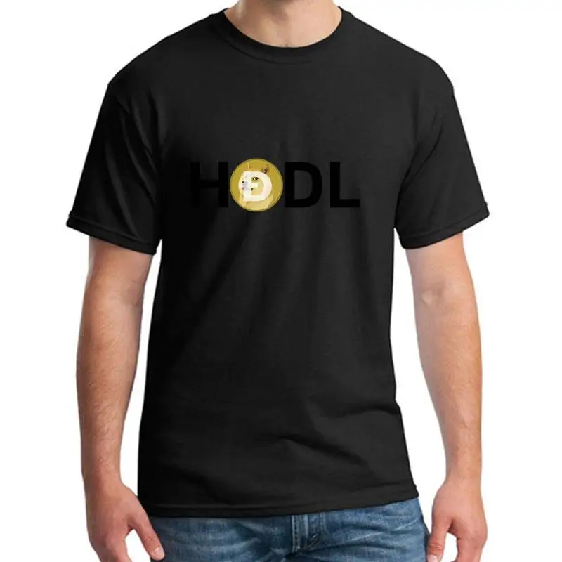 

Print Dogecoin Hodl Cryptocurrency tshirt for men and women Formal Original Unisex homme tee t shirts gift Pattern