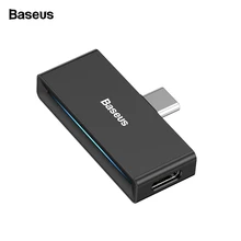 Baseus usb type C до 3,5 мм разъем для наушников AUX OTG адаптер для huawei P30 Xiaomi samsung Note 10 Plus USB-C разветвитель для быстрой зарядки