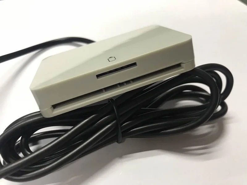 OYEITIMES MCR3512 2 in 1 Card Reader USB 2.0 ID-1/2FF 12 Mbps Support IC Smart Card Reader 2G/3G/4G SIM Writer