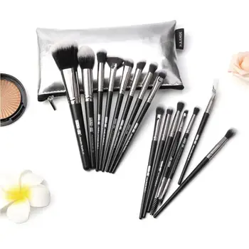 

15/18/20pcs Portable Nylon Hair Makeup Brushes Kits Blush Highlight Powder Foundation Shadow Eye Brushes Professional Profi D7B8