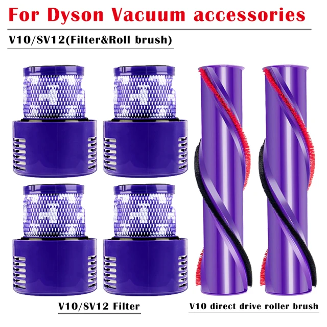 Washable Filter For Filtro Dyson V10 Sv12 Cyclone Animal Absolute Total  Clean Cordless Vacuum Cleaner Replace Filter Household - AliExpress