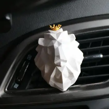 

1 PCS Creative Lion Head Shape Car Air Freshener Cool Auto Fragrance Perfume Smell Car Diffuser Vent Clip Scent Refill for Car