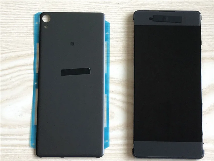 Cena 5.0 dla Sony Xperia XA wyświetlacz LCD montaż digitizera ekranu dotykowego F3111 F3113 F3115 wymiana LCD z ramą tylna okładka