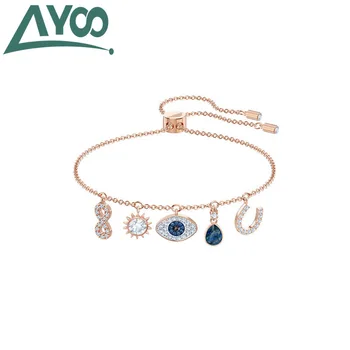 

AYOO High Quality 1: 1 Swa New Lucky Element Devil Eye Pendant Bracelet