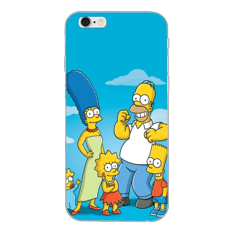 Мягкий чехол для iPhone XR X XS Max 8 7 6s 6 plus samsung Galaxy Note S6 S7 edge S8 S9 S10 Plus lite Homer J. Simpson - Цвет: Homer-Simpson-B-03