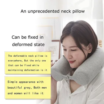 

Travel Pillow Twisted Memory Cotton U-shaped Neck Pillow For Travel Pillow Home Comfortable Pillow In Office