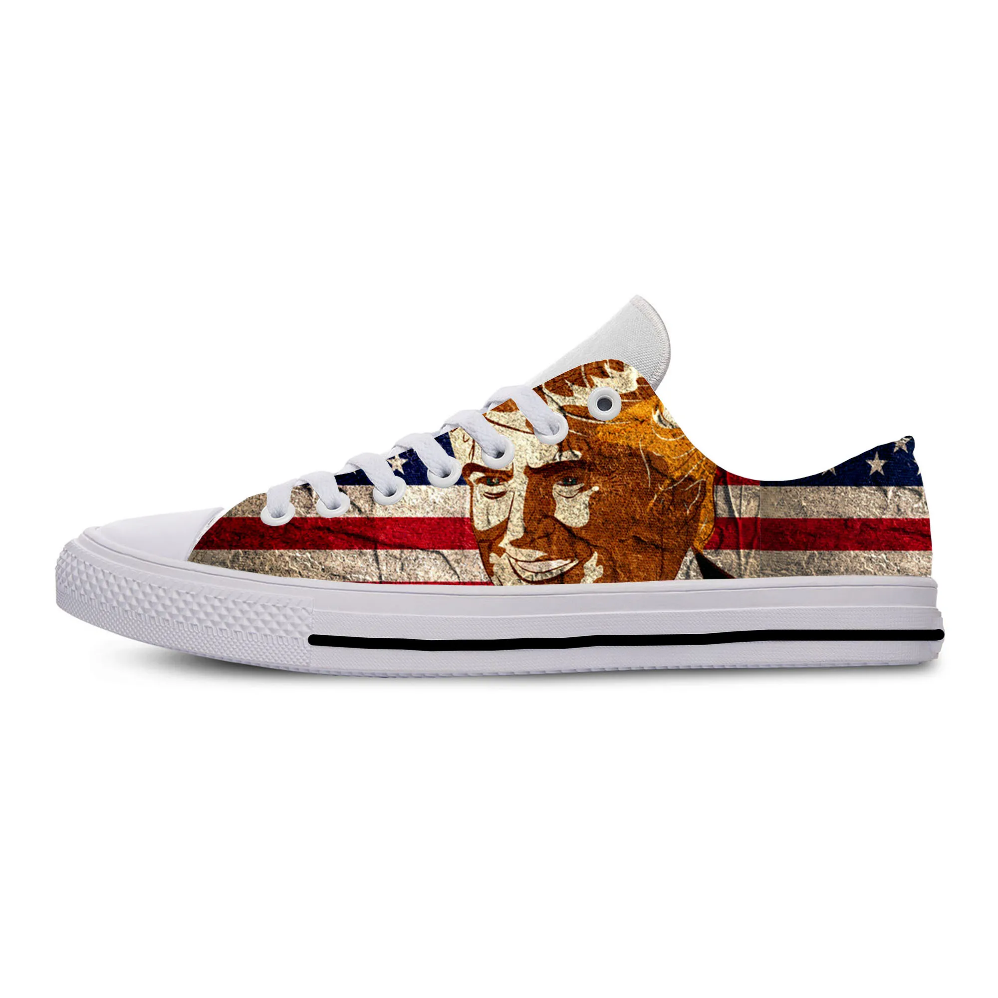 

2019 New Fashion Brand Lightweight Sneakers Trump President Men/women Funny 3d Casual Shoes