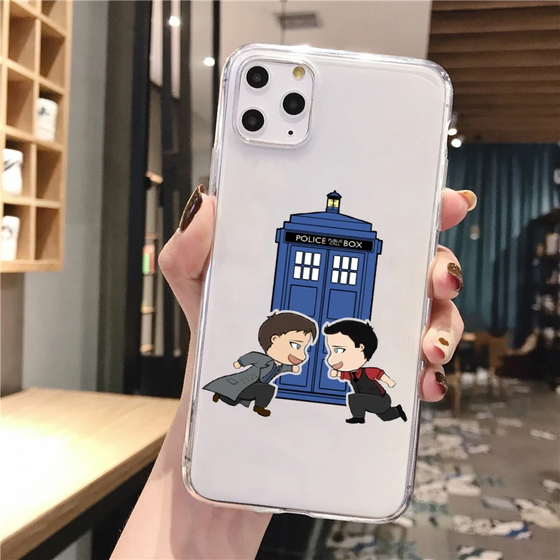 Мягкий силиконовый чехол для телефона из ТПУ Doctor who iPhone X XR XS Max 11 12pro11Pro 8 7 Plus 6s 6plus
