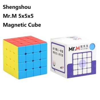 

sengso Shengshou Mr.M 5x5x5 Magnetic Cube 5x5 Mrm Speed Magic Puzzle Magnet Positioning Cubo Magico 5*5 Magnets Game Educational