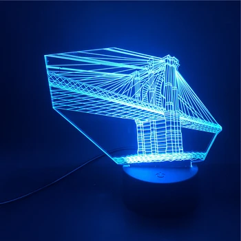 

Alarm Clock Base Bridge Unique Present Led Night Light USB Touch Sensor RGB Lamp Bedside Bright Base Bluetooth Indoor Colorful