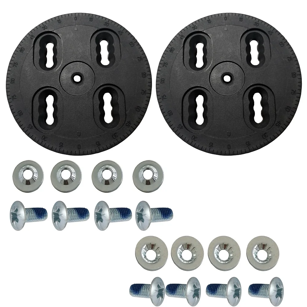 Diameter 99mm/84.5mm Snowboard Binding Mounting Plate Disc 4 Hole Pattern 4 x 4  Spare Parts Strap-In Technine with Screw Fixing 3