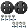 Diameter 99mm/84.5mm Snowboard Binding Mounting Plate Disc 4 Hole Pattern 4 x 4  Spare Parts Strap-In Technine with Screw Fixing 3