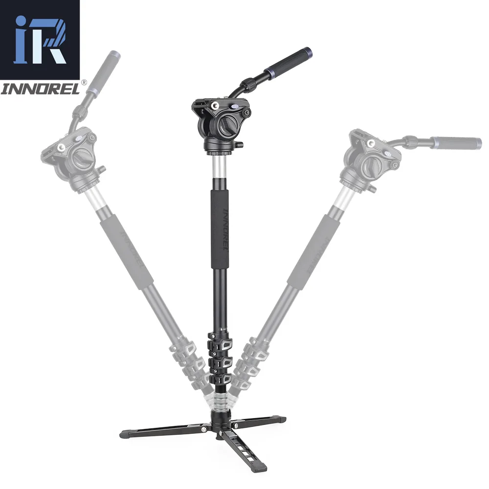  INNOREL MT70 Portable Professional Camera Tripod Monopod Photography Stand Optional Video Head and 