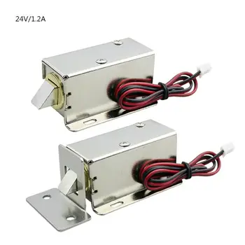 

DC24V/1.2A Electric Lock Automatic Assembly Solenoid Cabinet Drawer Door Lock