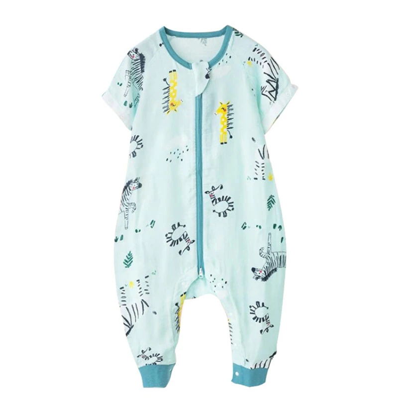 Baby Sleeping Bag Detachable Sleeve Sleepwear Summer Breathable Thin