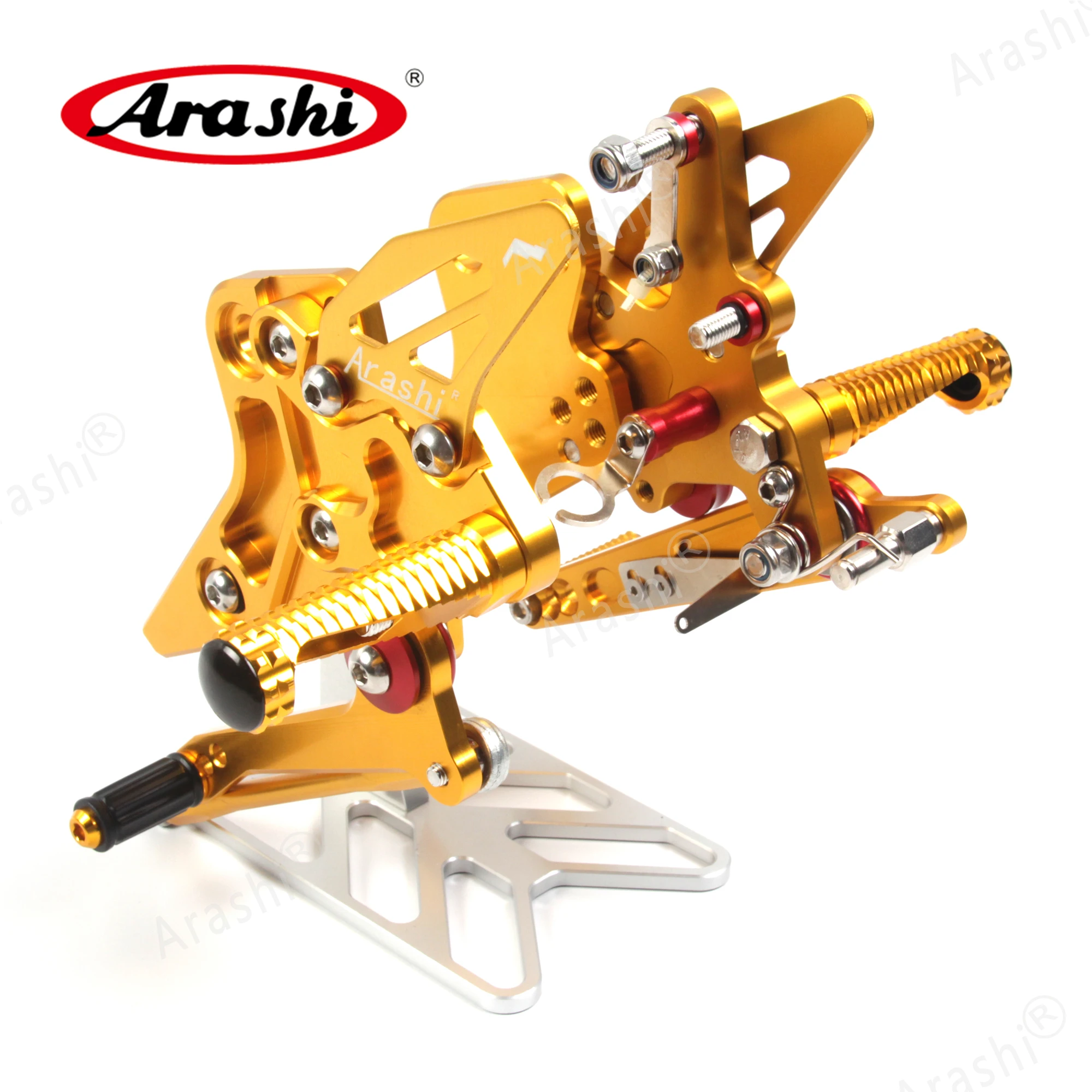 Араши для KAWASAKI Z800 2013 2016 Rearset CNC регулируемая подножка подножки задняя подставка