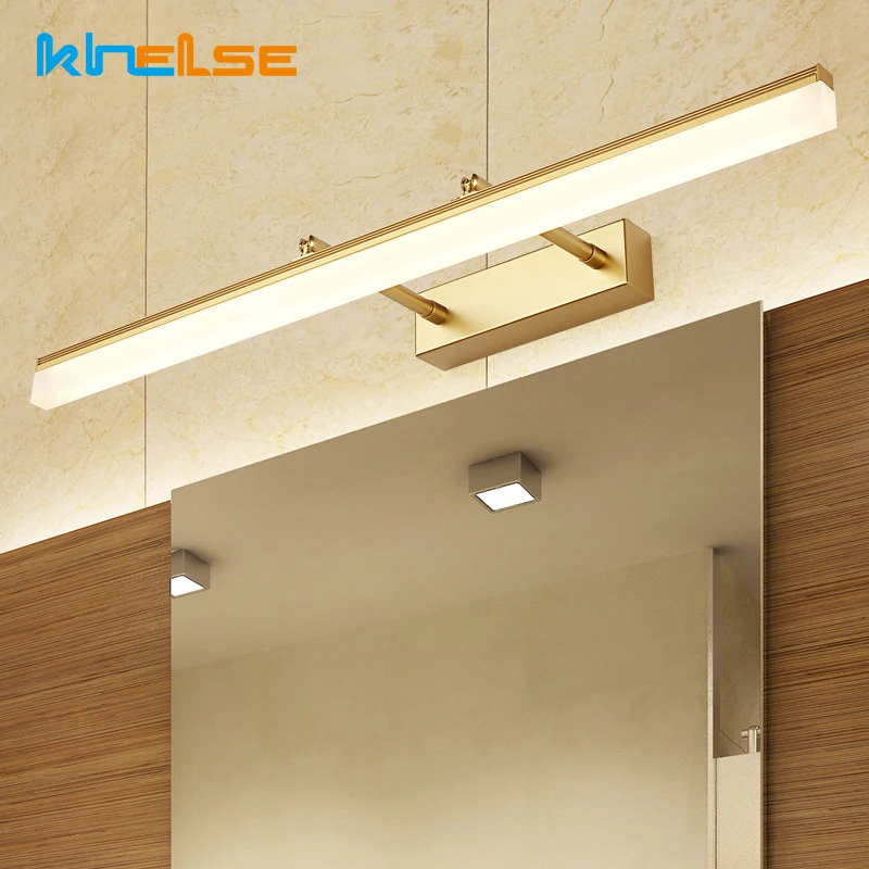 

Bathroom Mirror Lamp Washroom Wall Lamps Fixtures Khelse Modern LED Wall Light 9W 40CM Or 12W 50CM Dresser Makeup Mirror Light