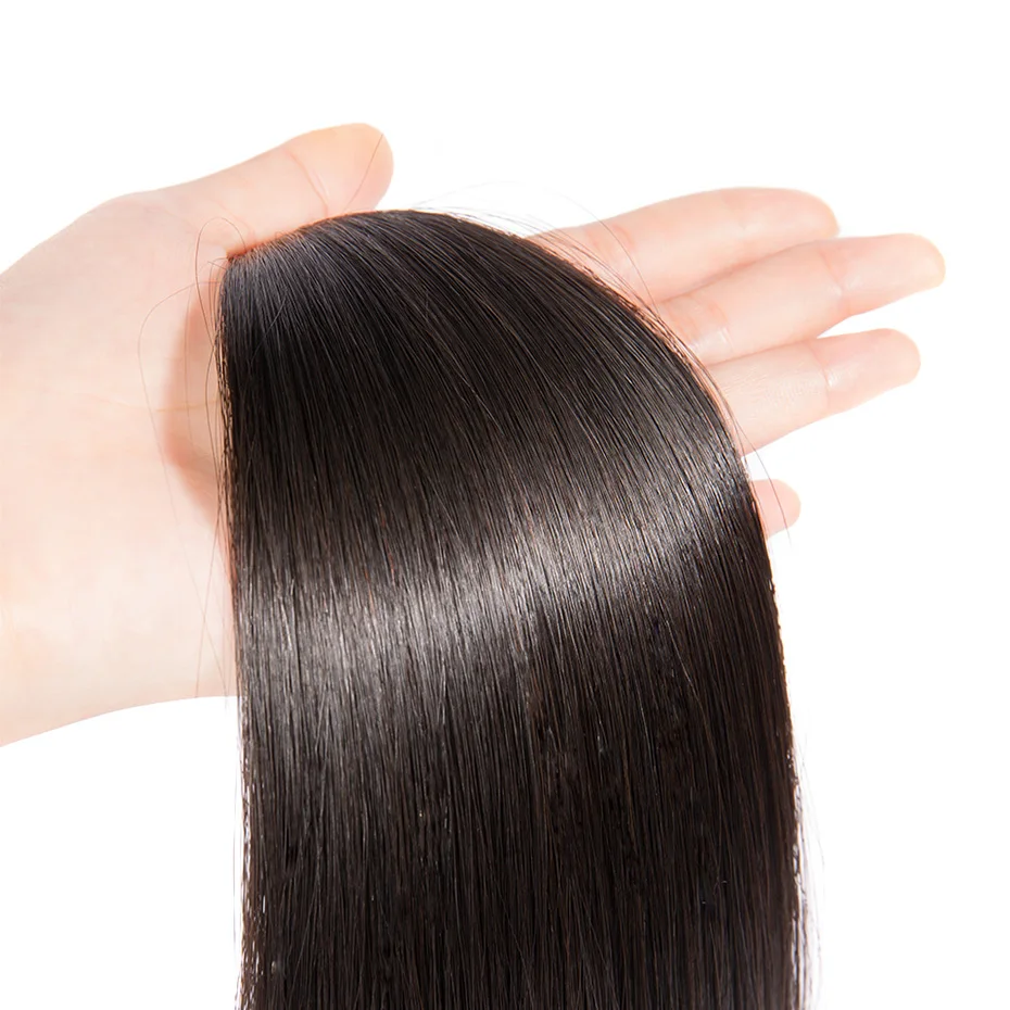 Ms lula необработанные перуанские длинные прямые натуральные волосы для наращивания средний коэффициент человеческих волос Плетение пучок натуральный цвет 10-40 дюймов