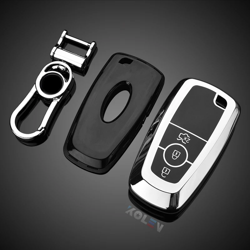 Custodia morbida per chiave a distanza per auto in TPU per Ford F150 F250 F350 Fusion Mustang Explorer Mondeo Fiesta Ranger Eco Sport Lincoln - Hbff6ce9fe5484df8a834a115a9dffa3cJ