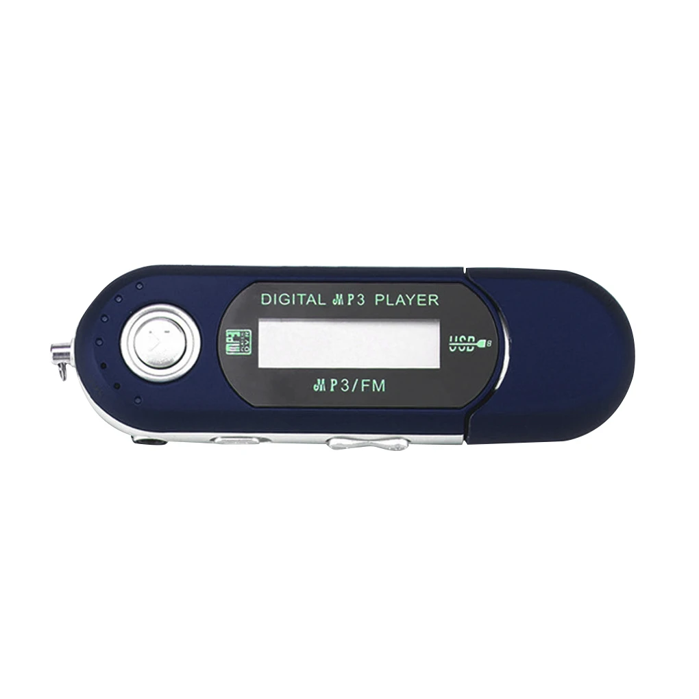 USB MP3 музыкальный плеер цифровой ЖК-экран Поддержка 32 Гб TF карта и fm-радио с микрофоном черный синий mp3-плеер - Цвет: NO.3