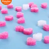 50pcs/bag Pink Mini Heart Love Beads Foam Strip Slime Gift Box Fluffy Slime Filler Sludge Clay Packing Wedding Flower Box Filler ► Photo 3/6