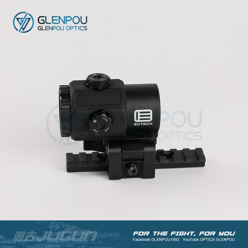 GLENPOU G43 3X лупа с переключателем в сторону STS быстро Съемная/QD Крепление