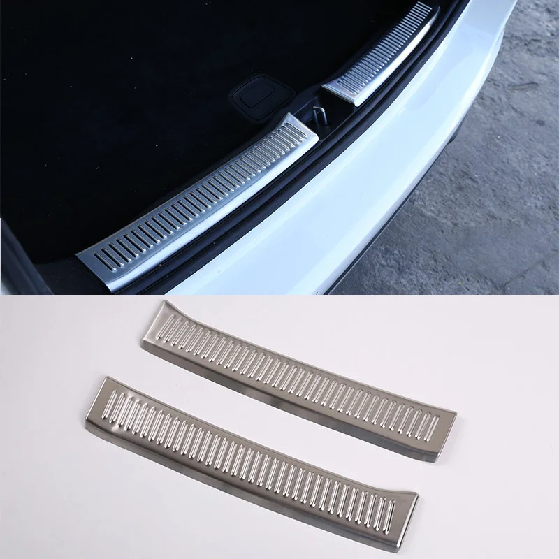 

Car Accessories Interior Rear Bumper Protector Trunk Guard Sill Plate Scuff Trim for Mercedes benz B class W247 2020+