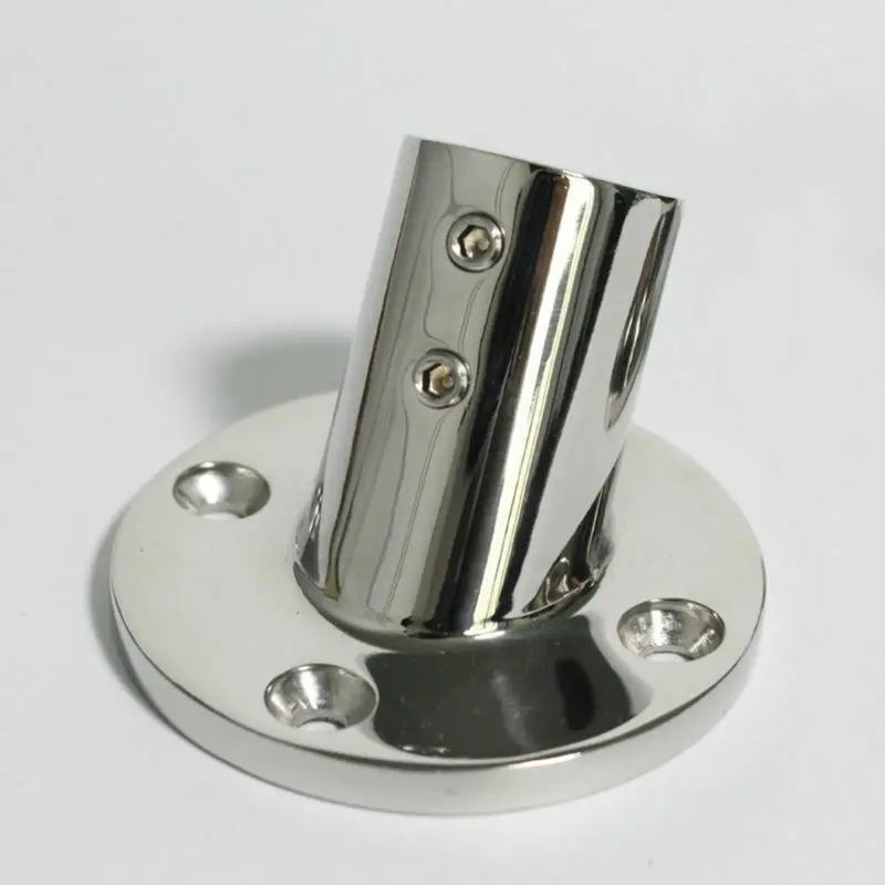 1 шт. лодка ручной рельс фитинг 60 градусов 7/" Труба круглое основание 316 нержавеющая сталь