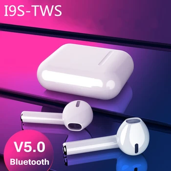 

i9S TWS wireless Bluetooth 5.0 headset binaural headset with charging box stereo headset for all mobile phones