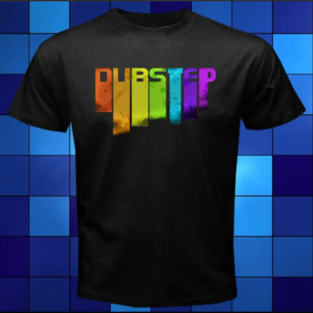 Новая Черная футболка Dubstep Dance Electro House Techno Music Размер S M L XL 2XL 3XL | Мужская одежда