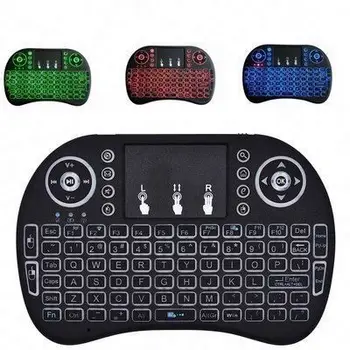 

Hot Selling I8 Backlight Keyboard Backlit Air Mouse 2.4G Wifi Mini Wireless Keyboard For Android TV box