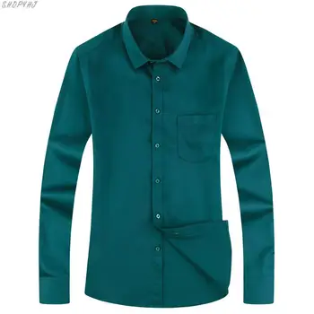 

Wrinkle-Free Formal Business Office/Working Wear Easy Care Shirts Men's Cotton Long Sleeve Non Iron Standard-fit Dress Shirt