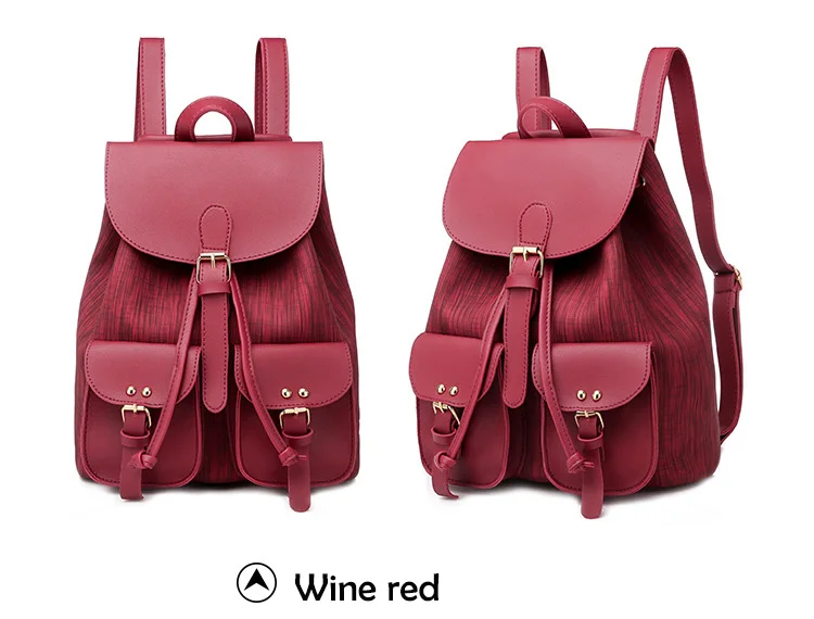 Brown Black Women Backpack Soft Leather School Bag For Teen Girls Casual Travel Bagpack 2019 New Fashion Female Luxury Backpacks (15)