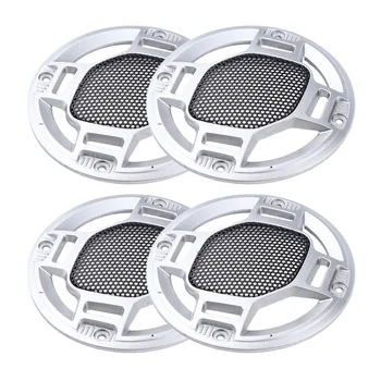 

4Pcs 3Inch Speaker Grills Cover Guard Protector Mesh Speaker Decorative Circle Audio Accessories