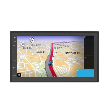 

7inch Bluetooth FM Universal Car Player Stereo LCD Display GPS Radio Double Din HD Backup Camera Navigation MP5 For Android 8.1