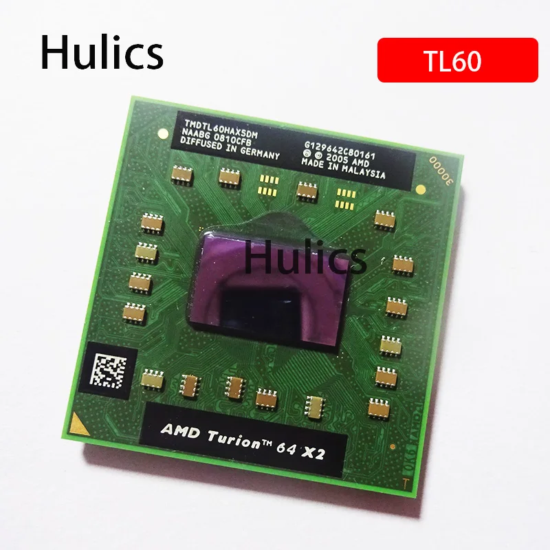 Hulics Original AMD Turion 64 X2 Mobile technology TL-60 TL 60 TL60 2.0 GHz Dual-Core Dual-Thread CPU Processor TMDTL60HAX5DM | Компьютеры