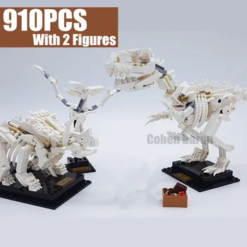 

New Jurassic Dinosaur Tyrannosaurus Fossils Word Fit Lepining Building Blocks Bricks Deltoid Pterosaur Ideas Creator 21320 Toys