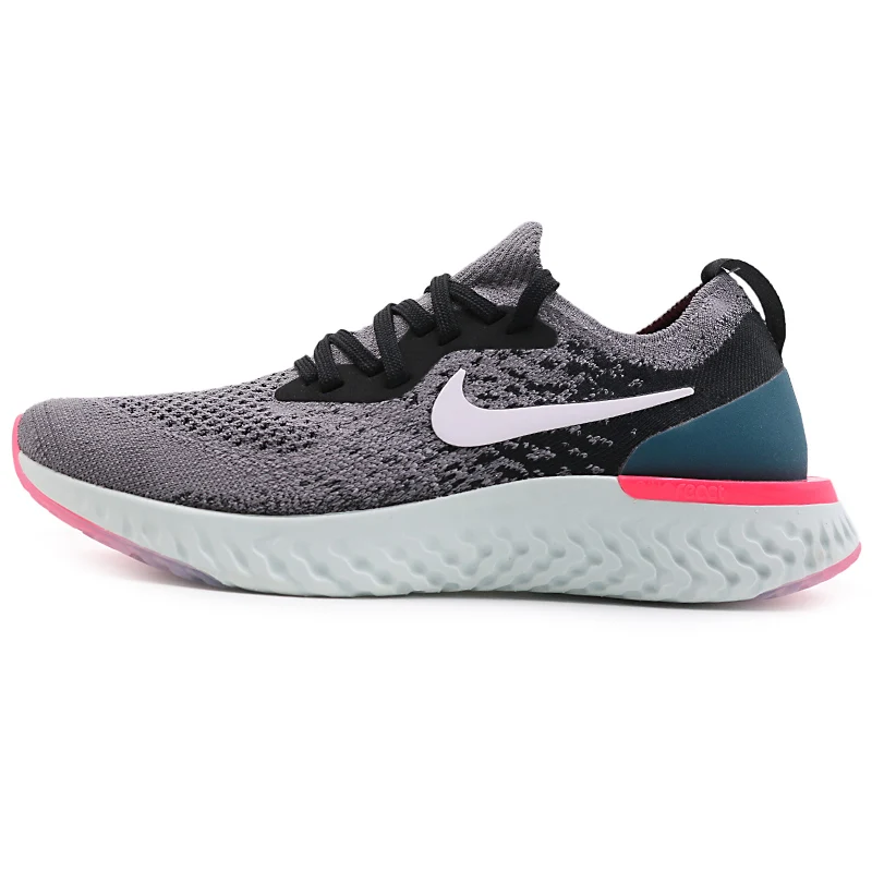 OriginalWMNS NIKE EPIC REACT FLYKNIT женские кроссовки для бега стильные спортивные кроссовки Демпфирование - Цвет: W-AQ0070-010