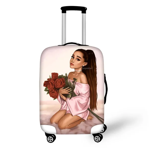Thikin Ariana grande дорожная багажная Крышка для девочек мультфильм школьный багажник чемодан защитный чехол дорожная сумка Защитная куртка - Цвет: CDZHL728SML