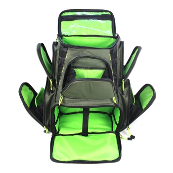 

Portable Outdoor Large Capacity Men Women Fishing Backpack Storage Bag Multi Pocket Travel Durable Multifunctional Camping