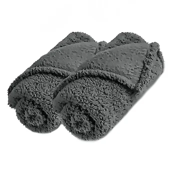 

2Pcs Pet Blanket Cat Quilt Dog Wool Blanket Puppy Warm Sleeping Mat Pet Supplies