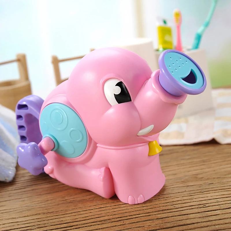 lower price  Baby Bath Toys Children'S Bathroom Water Toys Cartoon Elephant Shower Hand Pump Water Spray