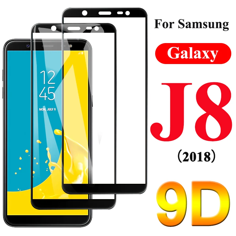 Защитное стекло с покрытием 9D для samsung Galaxy J8, защитная пленка для экрана Samsun Galaxy 8J J 8 Glas Sumsung J810F