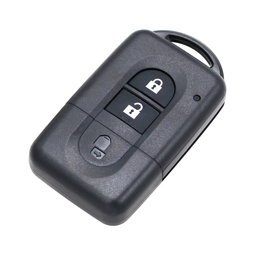 Remote key Shell Case Fob 2 Button For Nissan Micra X-trail Qashqai Juke Duke Pathfinder Note With Uncut Key Blade