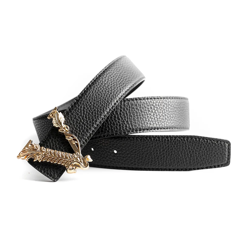 Top Luxury Designer Brand V Buckle Belt 