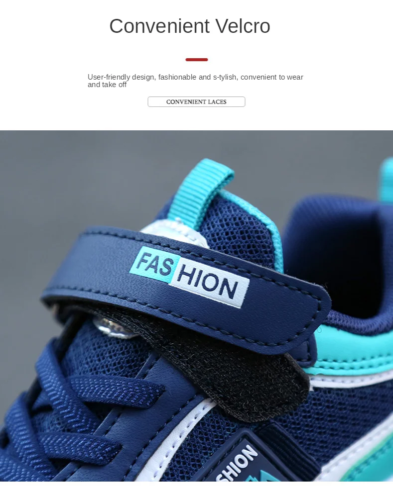 Kids Shoes Soft Breathable Childrens Sneakers Outdoor Travel CasualBoys Shoes EVA Non-slip Sole Kids Tennis Shoes