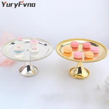 

YuryFvna 10-inch cake stand retro cake display tray stand serving tray dessert tray wedding home decorations