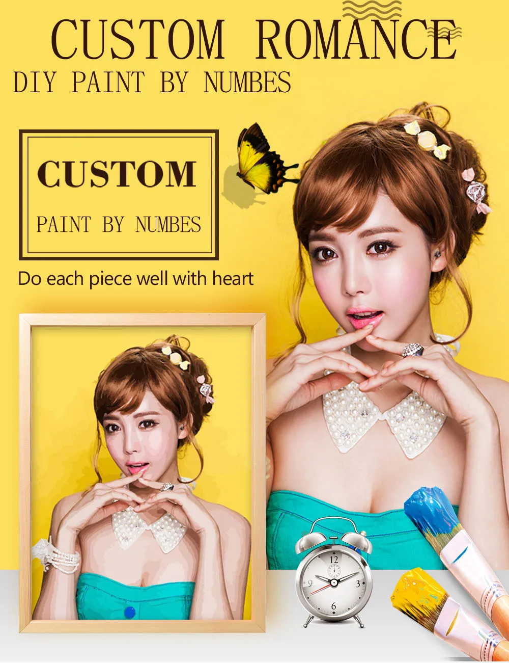 

Personality Photo Customized DIY Painting By Numbers Picture Drawing Coloring by Numbers Acrylic chilren adult DIY frame